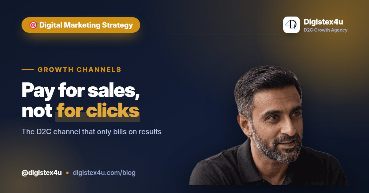 A practical 2026 guide to building an affiliate program for your Indian D2C brand: commissions, tracking, the right partners, disclosure, and a 30-day launch.