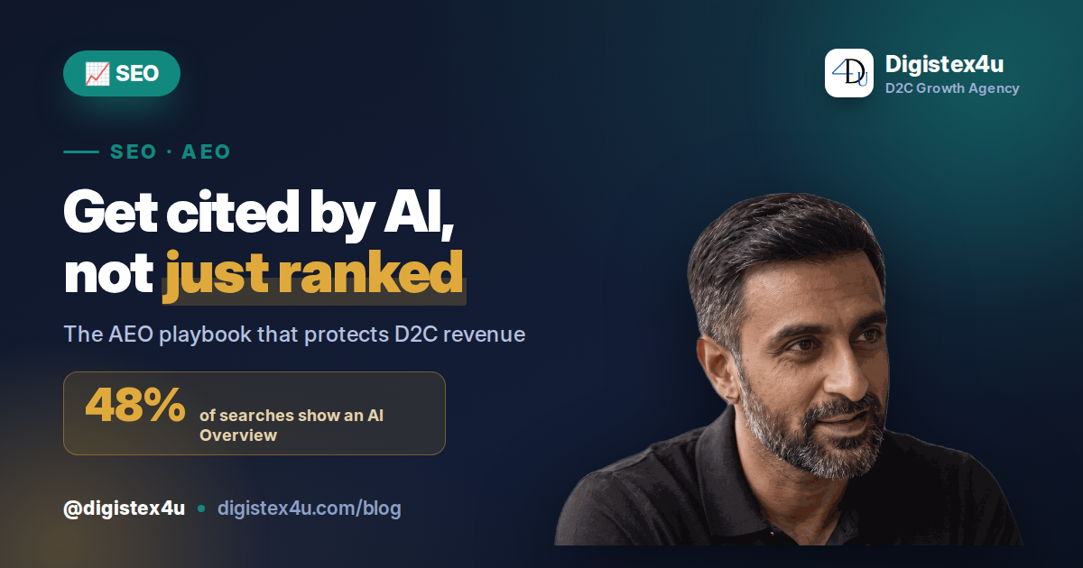 Answer Engine Optimization (AEO): How D2C Brands Get Cited by AI in 2026