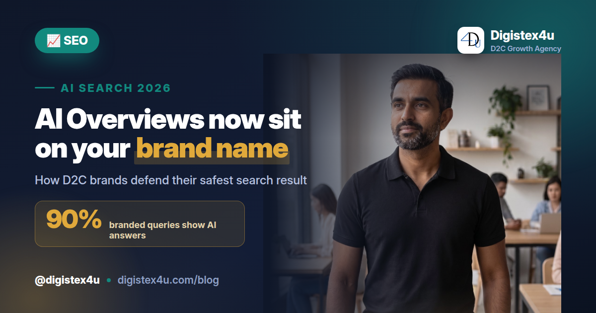 Branded Search AI Overviews: Why D2C Brands Are Losing Their Safest SERP
