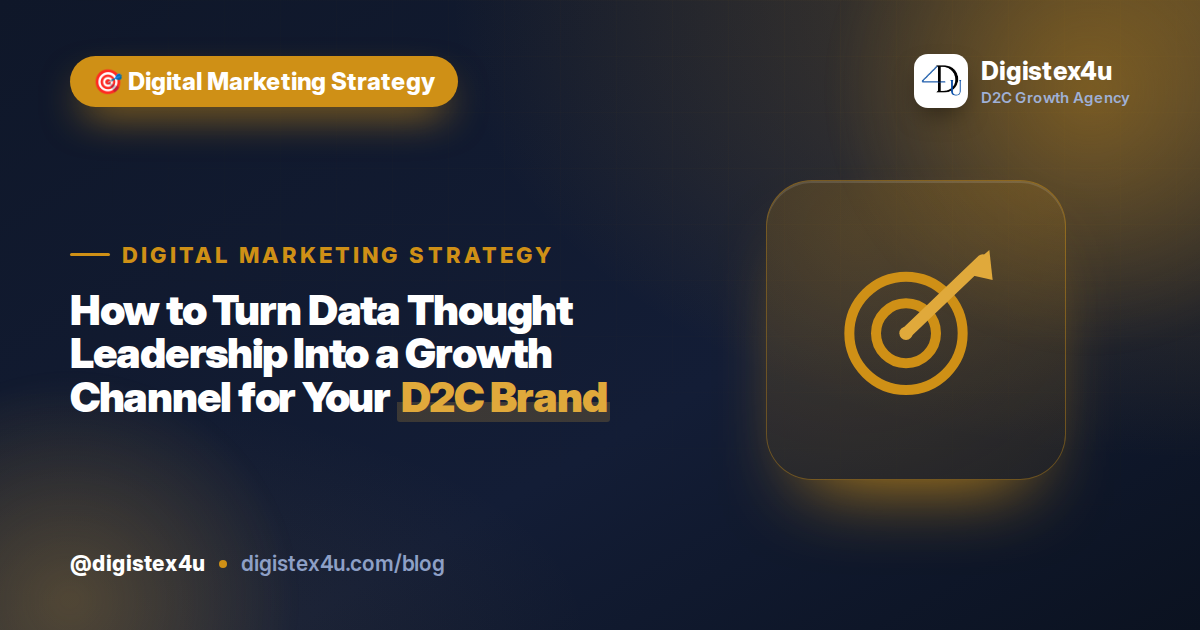 Data-driven storytelling isn't just for SaaS. Here's how Indian D2C brands turn proprietary insights into a repeatable content channel that drives traffic, trust and customers.