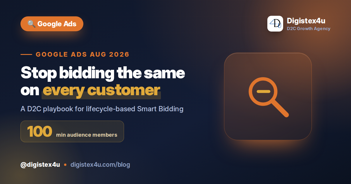 Google Ads' new Customer Lifecycle Optimization lets you set separate Smart Bidding strategies for new, lapsed, and loyal customers. Setup guide inside.