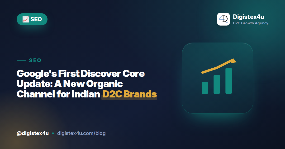 Google's First Discover Core Update: A New Organic Channel for Indian D2C Brands