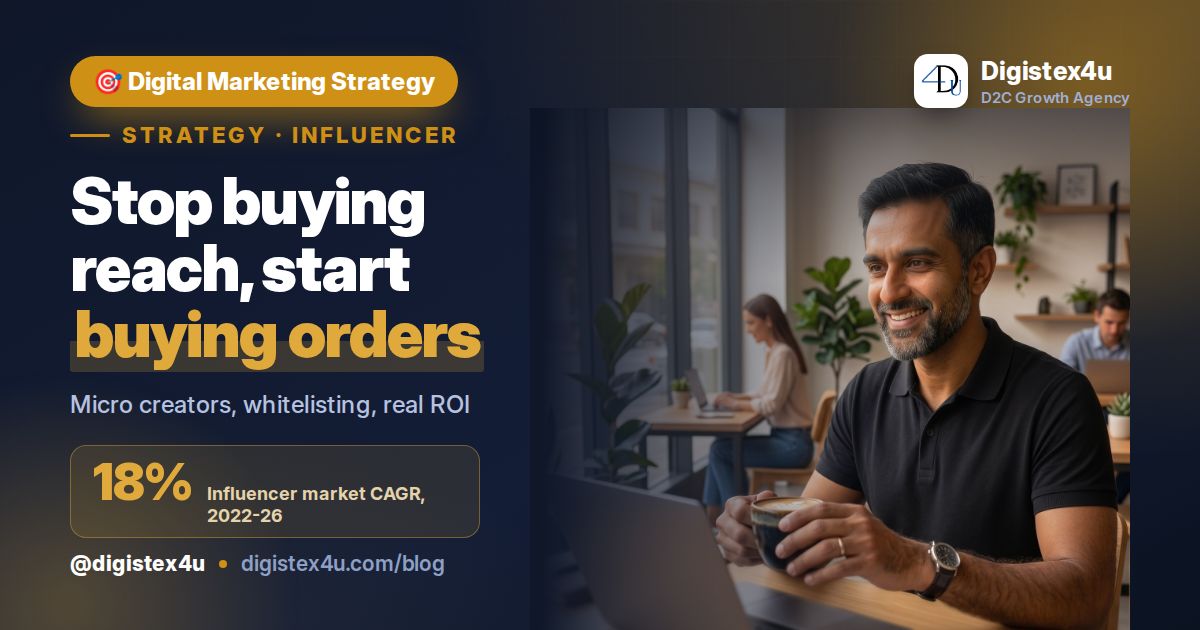 Influencer Marketing for Indian D2C in 2026: From Vanity Spend to Real Returns