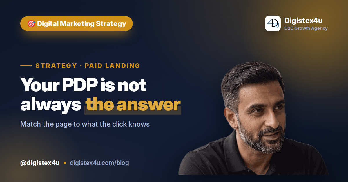 Landing Page or Product Page: Where Should Your Paid Traffic Actually Land?