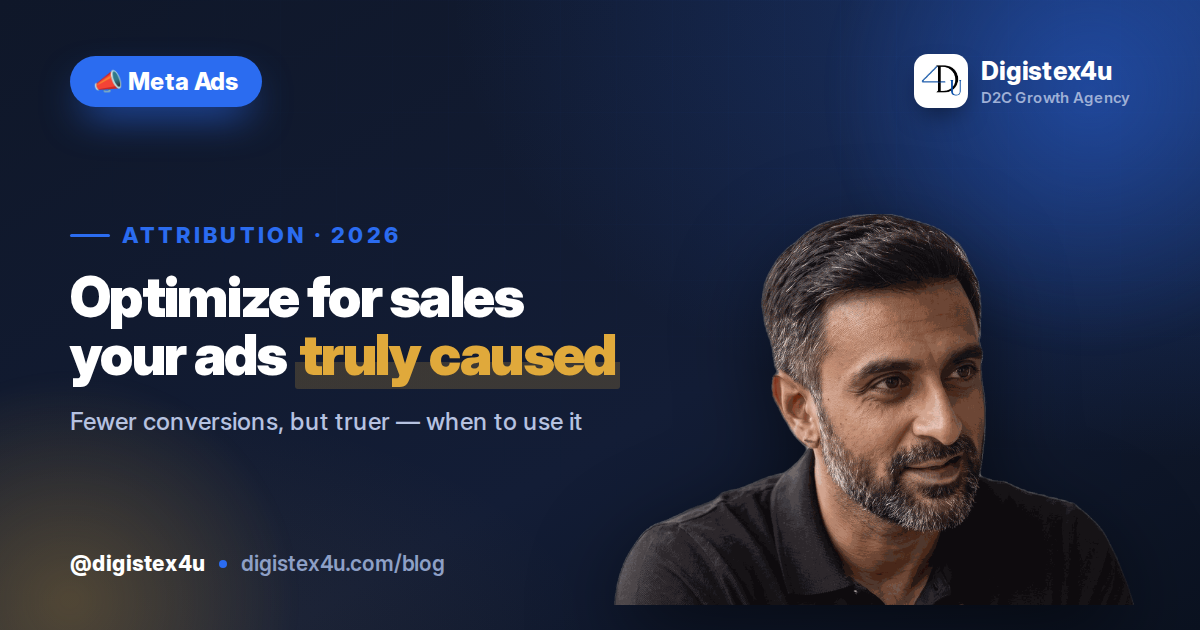 Meta's Incremental Attribution: Should D2C Brands Turn It On in 2026?